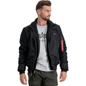 Alpha Industries CWU Jet Blast Bomberjacka för män Black Alpha Industries CWU Jet Blast Bomberjacka för män Black
