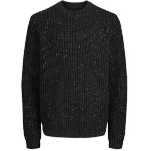 JACK & JONES Jprblaclyde stickad crew neck, svart, XXL JACK & JONES Jprblaclyde stickad crew neck, svart, XXL