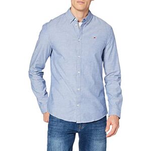 Tommy Jeans SLIM STRETCH OXFORD Tröja, Grön, XL Tommy Jeans SLIM STRETCH OXFORD Tröja, Grön, XL