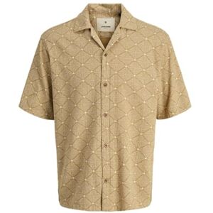 JACK & JONES skjorta för män, avslappnad passform, skjorta, Lark, XL JACK & JONES skjorta för män, avslappnad passform, skjorta, Lark, XL