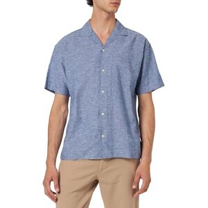 JACK & JONES Jjlinen Resort skjorta Ss skjorta, Blekt denim, S JACK & JONES Jjlinen Resort skjorta Ss skjorta, Blekt denim, S
