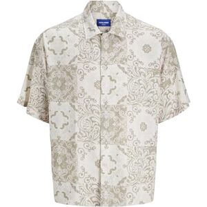 JACK & JONES Jorhydra AOP skjorta Ss, Tickled rosa, XL JACK & JONES Jorhydra AOP skjorta Ss, Tickled rosa, XL