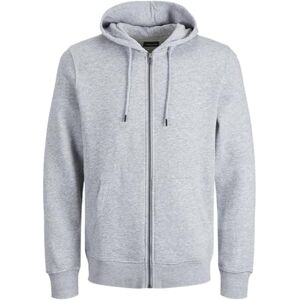 JACK & JONES JACK&JONES PLUS JJEBRADLEY Sweat Zip Hood NOOS PLS, Ljusgrå melange, 6XL JACK & JONES JACK&JONES PLUS JJEBRADLEY Sweat Zip Hood NOOS PLS, Ljusgrå melange, 6XL