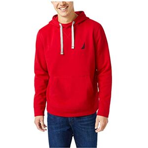 Nautica Herr J-klass logotyp fleece huvtröja Nautica Herr J-klass logotyp fleece huvtröja