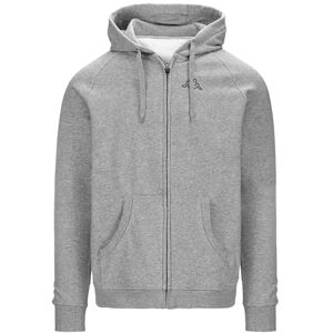 Kappa Jack Slim Logo Fleece Huvtröja med Full Dragkedja Herr Grå MD Mel Kappa Jack Slim Logo Fleece Huvtröja med Full Dragkedja Herr Grå MD Mel