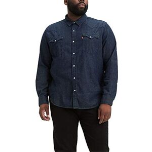 Levi's Big and Tall Big Classic Western casual skjorta för män, Red Cast Rinse Takedown H2 19, 4XL Levi's Big and Tall Big Classic Western casual skjorta för män, Red Cast Rinse Takedown H2 19, 4XL