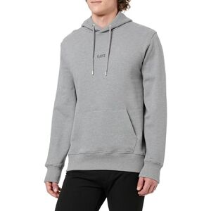 GANT SMALL Graphic Sweat Hoodie, Grå melange, XL GANT SMALL Graphic Sweat Hoodie, Grå melange, XL