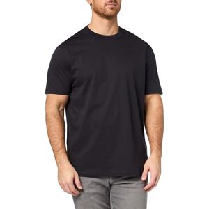 Giorgio Armani Men's Essential kortärmad sidologotyp patch T-shirt, blå, L, djup marin, L Giorgio Armani Men's Essential kortärmad sidologotyp patch T-shirt, blå, L, djup marin, L