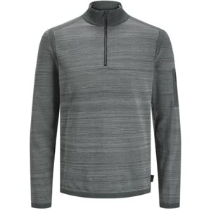 JACK & JONES JACK&JONES JCOMACE stickad halv dragkedja SMU, Urban chic/detalj: melerad, S JACK & JONES JACK&JONES JCOMACE stickad halv dragkedja SMU, Urban chic/detalj: melerad, S