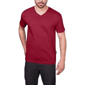 HRM herr lyx V-hals t-shirt I premium t-shirt män v-ringad av 100% ekologisk bomull I basic t-shirt tvättbar upp till 60 °C I högkvalitativa och hållbara herrkläder, Bordeaux/vinröd, L HRM herr lyx V-hals t-shirt I premium t-shirt män v-ringad av 100% ekologisk bomull I basic t-shirt tvättbar upp till 60 °C I högkvalitativa och hållbara herrkläder, Bordeaux/vinröd, L