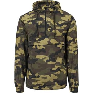 adidas Urban Classics Camo Pull Over herrjacka med dragkedja, bröstficka och känguruficka – färg woodcamo, storlek S adidas Urban Classics Camo Pull Over herrjacka med dragkedja, bröstficka och känguruficka – färg woodcamo, storlek S