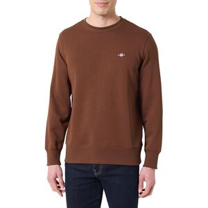 GANT REG sköld C-Neck Sweat, Mahogny brun, S GANT REG sköld C-Neck Sweat, Mahogny brun, S