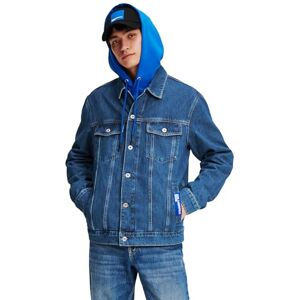 KARL LAGERFELD JEANS , Herr, Vanlig Jeansjacka, Vanlig Fit, Blå, L KARL LAGERFELD JEANS , Herr, Vanlig Jeansjacka, Vanlig Fit, Blå, L