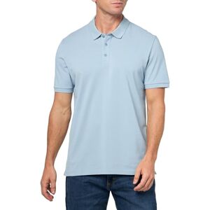 HUGO Kortärmad pikétröja för män, regular fit, dammblå, XXL, Dammblå, XXL HUGO Kortärmad pikétröja för män, regular fit, dammblå, XXL, Dammblå, XXL