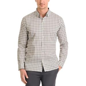 Van Heusen Herr klassisk passform fläcksköld stoppar aldrig stretch mönster knapp ner skjorta, chinchilla pläd, XL Van Heusen Herr klassisk passform fläcksköld stoppar aldrig stretch mönster knapp ner skjorta, chinchilla pläd, XL