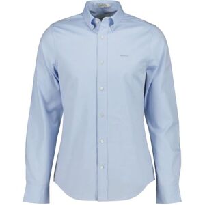 GANT Slim Pinpoint Oxford-skjorta för män, klassisk skjorta, ljusblå, standard, ljusblå, 3XL GANT Slim Pinpoint Oxford-skjorta för män, klassisk skjorta, ljusblå, standard, ljusblå, 3XL