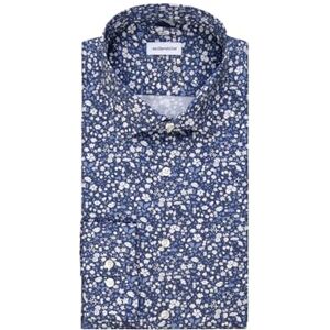 Seidensticker Silkesdekal herr business skjorta – slim fit – lätt att stryka – Kent krage – långärmad – 100% bomull, blå, 38 SE Seidensticker Silkesdekal herr business skjorta – slim fit – lätt att stryka – Kent krage – långärmad – 100% bomull, blå, 38 SE