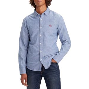 Levi's Långärmad herrskjorta Housemark Slim skjorta, marinpion, L Levi's Långärmad herrskjorta Housemark Slim skjorta, marinpion, L