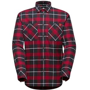 Mammut Alvra Långärmad T-shirt Män svart-blod röd XXL Mammut Alvra Långärmad T-shirt Män svart-blod röd XXL
