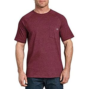 Dickies Kortärmad Performance Cooling Tee Big-Tall T-shirt för män, Vinröd ljung, 2X Dickies Kortärmad Performance Cooling Tee Big-Tall T-shirt för män, Vinröd ljung, 2X