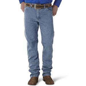 Wrangler Original Fit Jeans för män, Stentvätt, 32W x 36L Wrangler Original Fit Jeans för män, Stentvätt, 32W x 36L