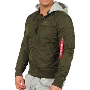 Alpha Industries MA-1 TT Hood Bomberjacka för män Dark Green Alpha Industries MA-1 TT Hood Bomberjacka för män Dark Green