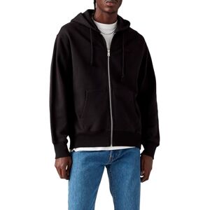 Levi's Herr autentisk tröja med full dragkedja, Black agate garment, L Levi's Herr autentisk tröja med full dragkedja, Black agate garment, L
