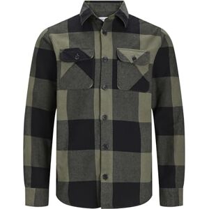 JACK & JONES Jjedarren Buffel Overshirt Ls Noos, Dammig oliv, S JACK & JONES Jjedarren Buffel Overshirt Ls Noos, Dammig oliv, S