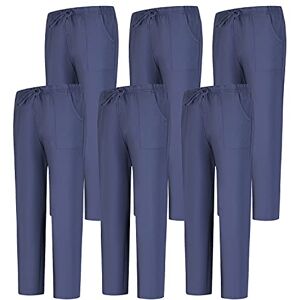 MISEMIYA Unisex 6-pack Bz-6-8312 medicinska slip-on-byxor, grå 68, M (6-pack), Grå 68, M MISEMIYA Unisex 6-pack Bz-6-8312 medicinska slip-on-byxor, grå 68, M (6-pack), Grå 68, M