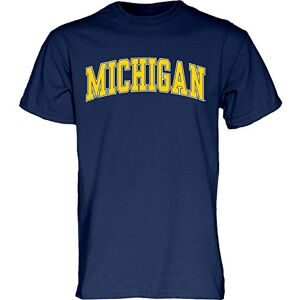 Blue 84 Herr Arching Team Name Dark Heather kortärmad t-shirt Michigan Wolverines Navy XL Blue 84 Herr Arching Team Name Dark Heather kortärmad t-shirt Michigan Wolverines Navy XL