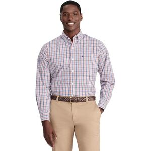 Izod Fördel prestanda rutig långärmad stretch knapp ner skjorta, Orange rost, XL Izod Fördel prestanda rutig långärmad stretch knapp ner skjorta, Orange rost, XL
