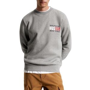 Tommy Hilfiger New York flagga tröja, Medium grå ljung, XS Tommy Hilfiger New York flagga tröja, Medium grå ljung, XS
