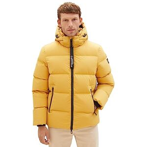 TOM TAILOR herr återvunnen pufferjacka med avtagbar huva, 10533 – Gyllene fodral, L TOM TAILOR herr återvunnen pufferjacka med avtagbar huva, 10533 – Gyllene fodral, L