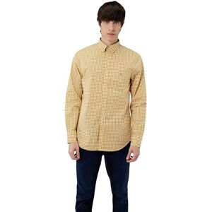 GANT REG POPLIN Gingham skjorta, Lönngul, 3XL GANT REG POPLIN Gingham skjorta, Lönngul, 3XL