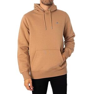 GANT Reg Shield Huvtröja för män, Varm kaki, 3XL GANT Reg Shield Huvtröja för män, Varm kaki, 3XL