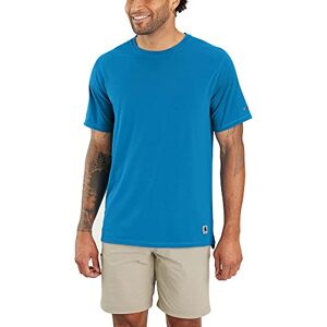 Carhartt Lätt slitstark avslappnad passform kortärmad T-shirt för män, Marinblå, S Carhartt Lätt slitstark avslappnad passform kortärmad T-shirt för män, Marinblå, S