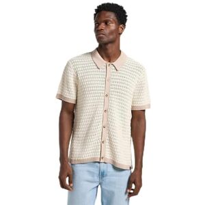 Lee SS Button UP tröja polo, Soy Bean, XL Lee SS Button UP tröja polo, Soy Bean, XL