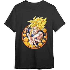 Comic Studio Goku Sayan Super Dragon Ball Super T-shirt Officiell licensierad artikel, unisex, svart, XXL, svart, XXL Comic Studio Goku Sayan Super Dragon Ball Super T-shirt Officiell licensierad artikel, unisex, svart, XXL, svart, XXL