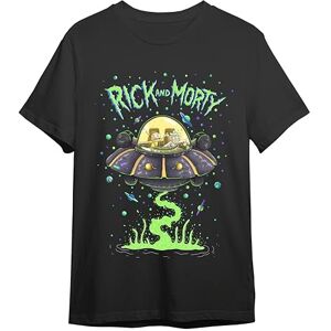 Comic Studio Rick & Morty T-shirt Rick Sanchez & Morty Smith Svart M, svart, M Comic Studio Rick & Morty T-shirt Rick Sanchez & Morty Smith Svart M, svart, M