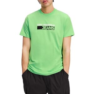 KARL LAGERFELD JEANS , Herr, Slim Kortärm Logo Tee, Slim Fit, Flerfärg, M KARL LAGERFELD JEANS , Herr, Slim Kortärm Logo Tee, Slim Fit, Flerfärg, M