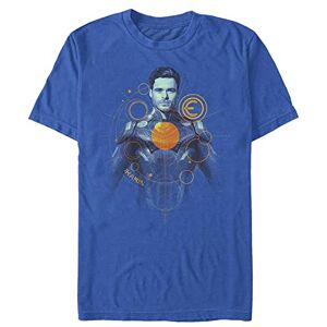 Marvel Unisex The Eternals-Ikaris orange ekologisk kortärmad t-shirt, ljusblå M, Ljusblå, M Marvel Unisex The Eternals-Ikaris orange ekologisk kortärmad t-shirt, ljusblå M, Ljusblå, M