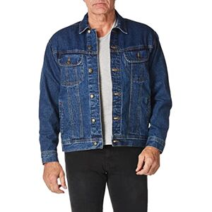Wrangler Herr Rjk32 robust slitage flanellfodrad jeansjacka, Antik marinblå, XXL Wrangler Herr Rjk32 robust slitage flanellfodrad jeansjacka, Antik marinblå, XXL