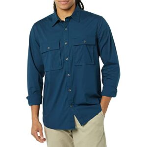 Amazon Essentials mäns standard-fit långärmad tvåficksbruksskjorta (tidigare Goodthreads), indigo, medium Amazon Essentials mäns standard-fit långärmad tvåficksbruksskjorta (tidigare Goodthreads), indigo, medium