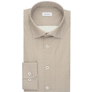 Seidensticker Silkesdekal herr business skjorta – formad passform – lätt att stryka – Kent krage – långärmad – 100% bomull, GUL, 45 Seidensticker Silkesdekal herr business skjorta – formad passform – lätt att stryka – Kent krage – långärmad – 100% bomull, GUL, 45