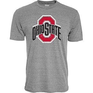 Blue 84 Men's Ohio State Buckeyes Tri-Blend T-Shirt Vintage Icon Heather Grey, Grey, Large Blue 84 Men's Ohio State Buckeyes Tri-Blend T-Shirt Vintage Icon Heather Grey, Grey, Large