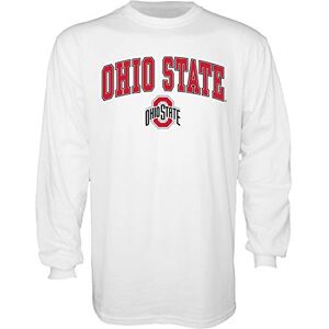 Blue 84 NCAA Ohio State Buckeyes herr långärmad t-shirt vit bågskytte, Ohio State Buckeyes vit, XX-Large Blue 84 NCAA Ohio State Buckeyes herr långärmad t-shirt vit bågskytte, Ohio State Buckeyes vit, XX-Large