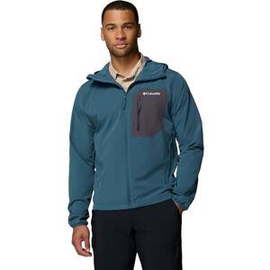 Columbia Tall Heights 3 Softshelljacka med huva för män, Everblue/haj, Large Columbia Tall Heights 3 Softshelljacka med huva för män, Everblue/haj, Large
