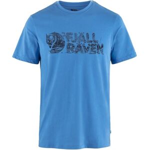 Fjällräven Lush Logo T-shirt M Herr, En blå, XS Fjällräven Lush Logo T-shirt M Herr, En blå, XS