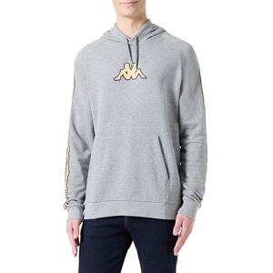 Kappa BERLAND Base Hooded Sweat Size M Grey MD Mel, Grå Md Mel, M Kappa BERLAND Base Hooded Sweat Size M Grey MD Mel, Grå Md Mel, M