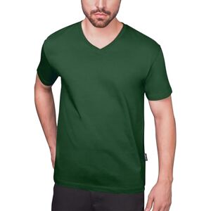 HRM herr lyx V-hals t-shirt I premium t-shirt män v-ringad av 100% ekologisk bomull I basic t-shirt tvättbar upp till 60 °C I högkvalitativa och hållbara herrkläder, Bottle-green, XXL HRM herr lyx V-hals t-shirt I premium t-shirt män v-ringad av 100% ekologisk bomull I basic t-shirt tvättbar upp till 60 °C I högkvalitativa och hållbara herrkläder, Bottle-green, XXL